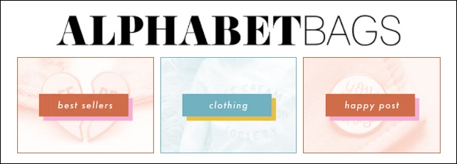 ALPHABET BAGS